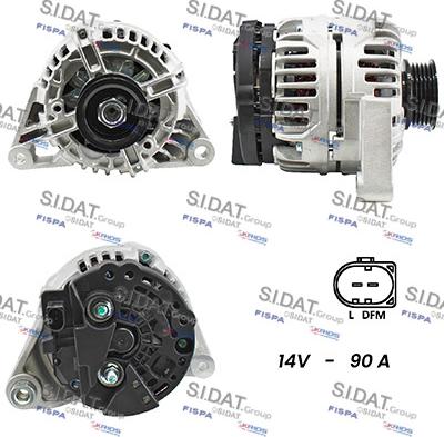 Sidat A12BH0499A2 - Генератор vvparts.bg