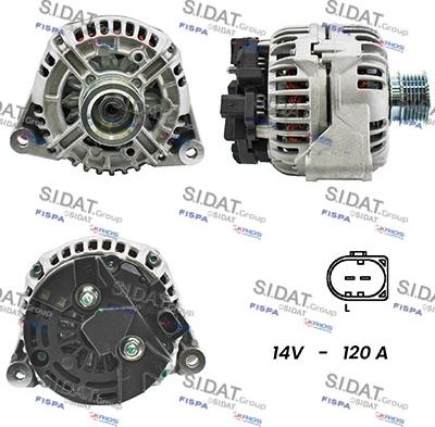 Sidat A12BH0556A2 - Генератор vvparts.bg