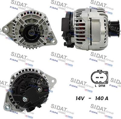 Sidat A12BH0019A2 - Генератор vvparts.bg