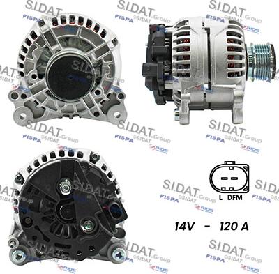 Sidat A12BH0011A2 - Генератор vvparts.bg