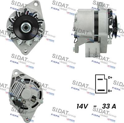 Sidat A12BH0037A2 - Генератор vvparts.bg