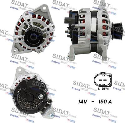 Sidat A12BH0193A2 - Генератор vvparts.bg