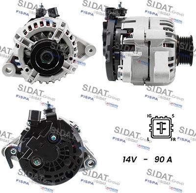 Sidat A12BH0179A2 - Генератор vvparts.bg