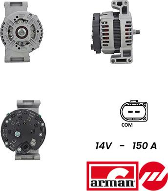 Sidat A12BH0887AS - Генератор vvparts.bg