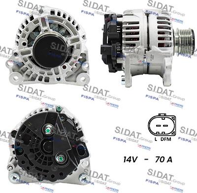 Sidat A12BH0839A2 - Генератор vvparts.bg