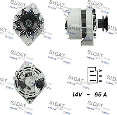 Sidat A12BH0394A2 - Генератор vvparts.bg