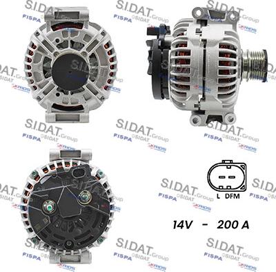 Sidat A12BH0277 - Генератор vvparts.bg