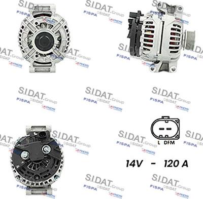 Sidat A12BH0740A2 - Генератор vvparts.bg