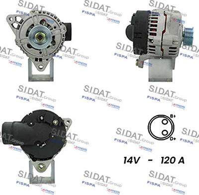 Sidat A12BH0736A2 - Генератор vvparts.bg