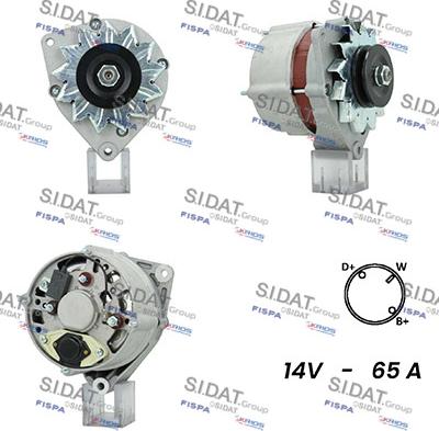 Sidat A12BH1001A2 - Генератор vvparts.bg