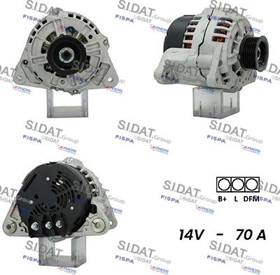 Sidat A12BH1038A2 - Генератор vvparts.bg