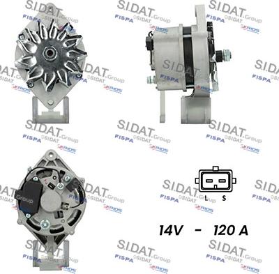 Sidat A12BH1127A2 - Генератор vvparts.bg