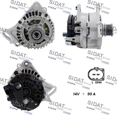 Sidat A12BH1279A2 - Генератор vvparts.bg