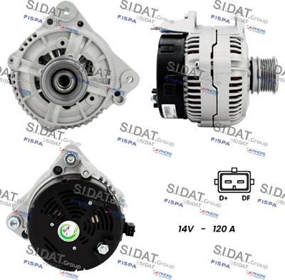 Sidat A12BH1276A2 - Генератор vvparts.bg