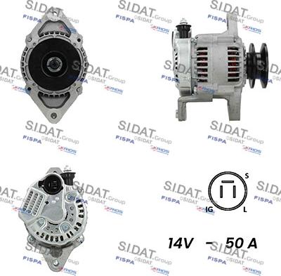 Sidat A12DE0492A2 - Генератор vvparts.bg