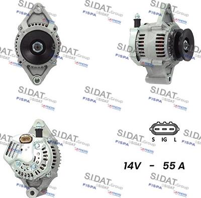 Sidat A12DE0121A2 - Генератор vvparts.bg