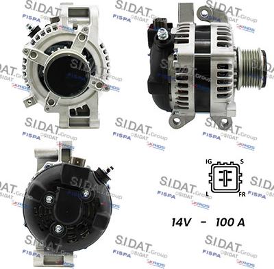 Sidat A12DE0178A2 - Генератор vvparts.bg