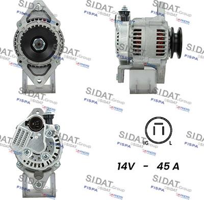 Sidat A12DE0370A2 - Генератор vvparts.bg