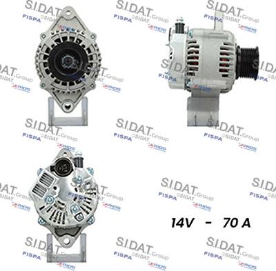 Sidat A12DE1060A2 - Генератор vvparts.bg