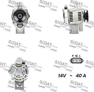 Sidat A12DE1080A2 - Генератор vvparts.bg