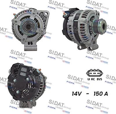 Sidat A12DE1112A2 - Генератор vvparts.bg