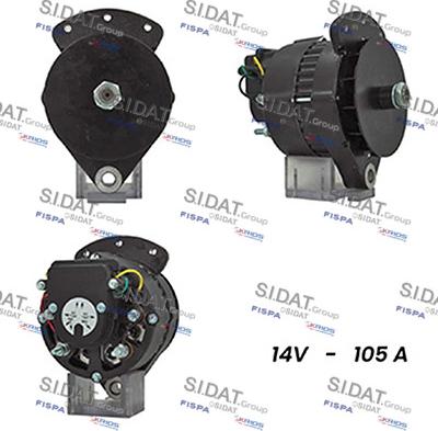 Sidat A12DE1126A2 - Генератор vvparts.bg