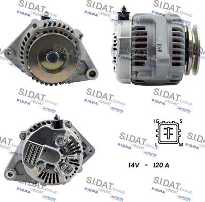 Sidat A12DE1219A2 - Генератор vvparts.bg