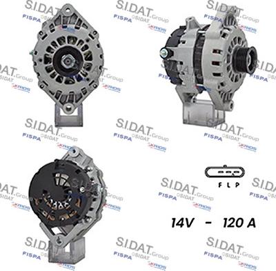 Sidat A12DR0815A2 - Генератор vvparts.bg