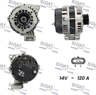 Sidat A12DR0392 - Генератор vvparts.bg