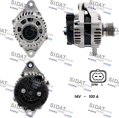 Sidat A12DR0352 - Генератор vvparts.bg