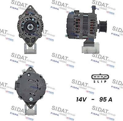 Sidat A12DR1074A2 - Генератор vvparts.bg