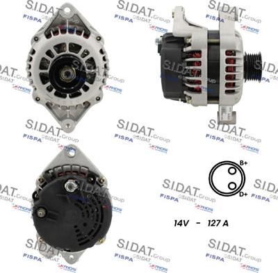 Sidat A12DR1148A2 - Генератор vvparts.bg