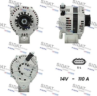 Sidat A12HT0476A2 - Генератор vvparts.bg