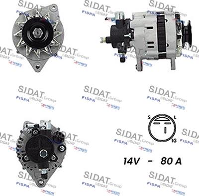 Sidat A12HT0649A2 - Генератор vvparts.bg