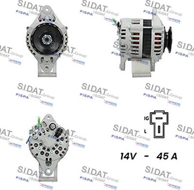 Sidat A12HT0117A2 - Генератор vvparts.bg