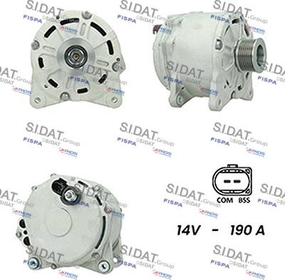 Sidat A12HT0831A2 - Генератор vvparts.bg