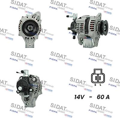 Sidat A12HT0217A2 - Генератор vvparts.bg