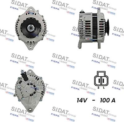 Sidat A12HT0225A2 - Генератор vvparts.bg