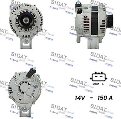 Sidat A12HT1029A2 - Генератор vvparts.bg