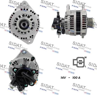 Sidat A12HT1185A2 - Генератор vvparts.bg