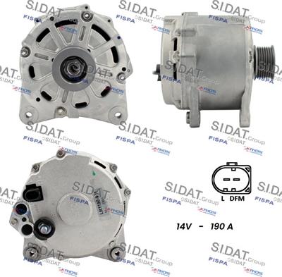 Sidat A12HT1260 - Генератор vvparts.bg