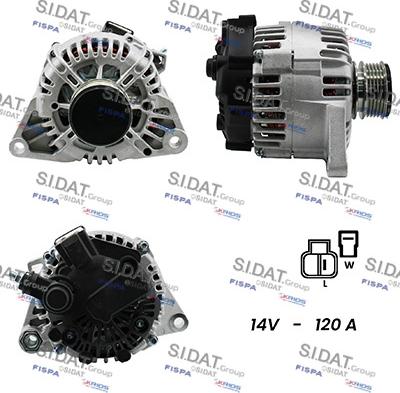 Sidat A12HY0112A2 - Генератор vvparts.bg