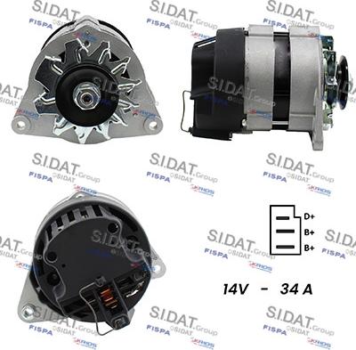 Sidat A12LU0300A2 - Генератор vvparts.bg