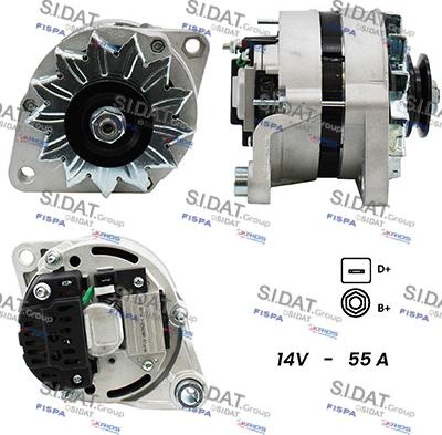 Sidat A12MA0917A2 - Генератор vvparts.bg