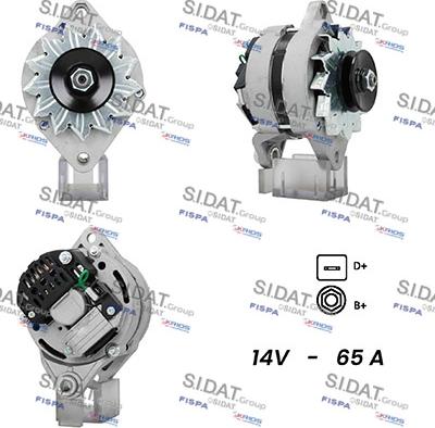 Sidat A12MA0542A2 - Генератор vvparts.bg