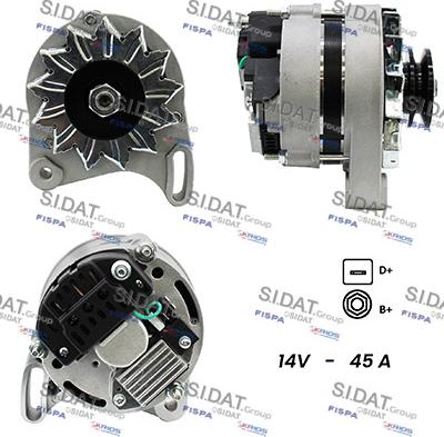 Sidat A12MA0014A2 - Генератор vvparts.bg