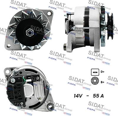 Sidat A12MA0031A2 - Генератор vvparts.bg