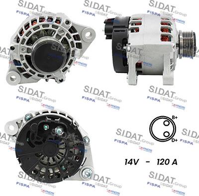 Sidat A12MA0032A2 - Генератор vvparts.bg