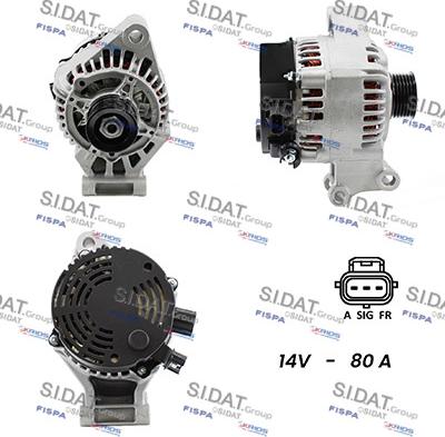 Sidat A12MA0151A2 - Генератор vvparts.bg