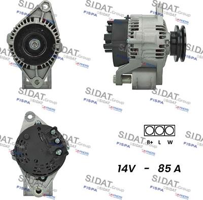 Sidat A12MA0319A2 - Генератор vvparts.bg